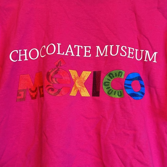 Pink Short Sleeve Tee with Crew Neck - Picture 6 of 6